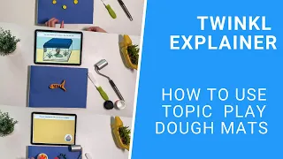 How to Use Topic Playdough Mats