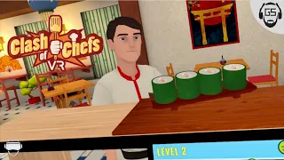 Japanese Cuisine in Clash Of Chefs VR | Gameplay