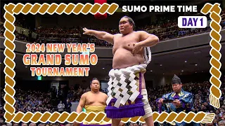 NEW YEAR, NEW STARS /2024 GRAND SUMO GETS UNDERWAY