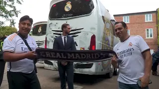 Real Madrid arrive in UK ahead of UEFA Champions League final