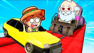 ¡NADIE SOBREVIVE a los MEGA COCHES! 😂💥 SILVIOGAMER en GTA 5 ONLINE