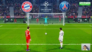 Bayern Munich vs PSG - Penalty Shootout 2023 | UEFA Champions League UCL | eFootball PES Gameplay