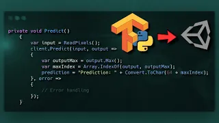 Importing a Python Tensorflow model in Unity! (using a websocket)