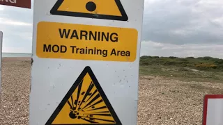 Two kids get blown up when they wander on to Browndown MOD Training Area