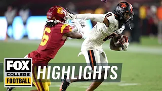 Oregon State gashes USC on the ground with 322 rushing yards, upsets Trojans 45-27 | CFB ON FOX
