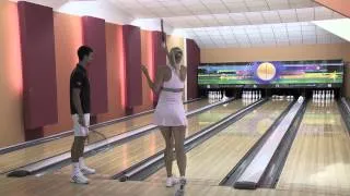 Djokovic vs. Sharapova Bowling Battle