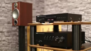 YAMAHA CD S-300 + A S-301 & Monitor Audio Bronze-2