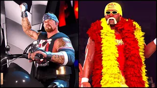 WWE 2K24 Undertaker vs. Hulk Hogan