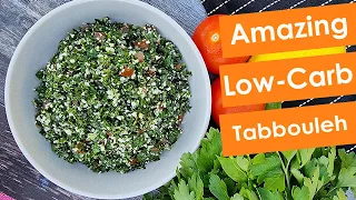 Low Carb Keto Tabbouleh Recipe | Cauliflower Tabbouleh