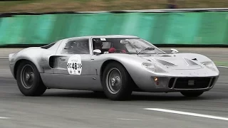 Ford GT40 Mk1 Road Version Sound - Start Up, Accelerations & Downshifts on Track!!