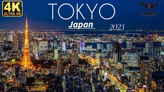 ToKYo City Japan🇯🇵 (2023) Beautiful View By Drone 4k 60FPS#tokyo #japan