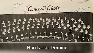 Non Nobis Domine -  Rogers High School Concert Choir, Puyallup Washington - 1987-1988