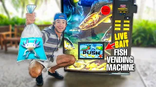 Buying CREEPY FISH From LIVE FISH VENDING MACHINE! *do not press*