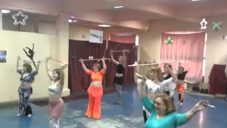 Восточные танцы Иваново школа "ШАДЭ". танец "Саиди"