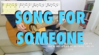 U2 - Song For Someone (acoustic guitar cover + tabs)