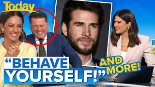 'Hemsworth sandwich' comment has hosts in stitches | Today Show Australia