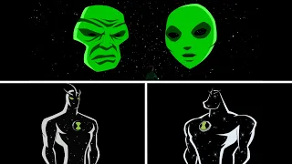 🇧🇷 Todas as Transformações do Alien X - ben10 (Dublado)+ 2 = Serena e Bellicus