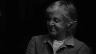 Paul McCartney and Rick Rubin listen to Weird Animal