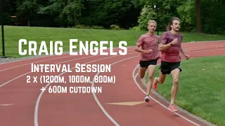 Craig Engels - Interval Session @ Nike HQ: 2 x (1200m, 1000m, 800m) + 600m Cutdown