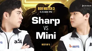 [ENG] ASL S16 Ro.8 Match 3 (Sharp vs Mini) - ASL English (StarCastTV English)