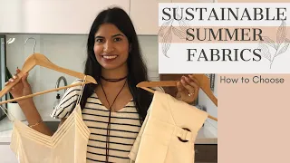 SUSTAINABLE FASHION | Fabric Guide | Eco Friendly Slow Fashion | Sincerely Sim