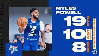 Myles Powell Posts 19 points & 10 assists vs. G League Ignite