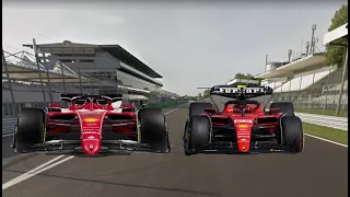2022 Ferrari F1-75 VS 2023 Ferrari SF-23