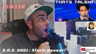 Dimash S.O.S. - 2021 Slavic Bazaar - First Time Ever Hearing Him : REACTION