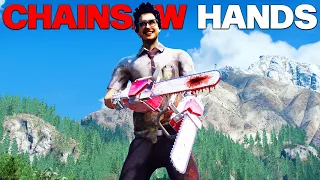 TERRORIZING PLAYERS with CHAINSAW HANDS | GTA 5 RP