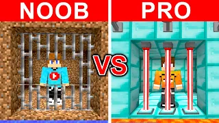 WIĘZIENIE NOOB vs WIĘZIENIE PRO w Minecraft!