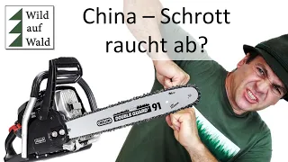 🌲China - BILLIG - Kettensäge 4 Takt??? Der vollständige Scheppach Test! #wildaufwald