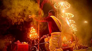 FULL GANGA AARTI VARANASI || BANARAS GHAT AARTI || DASHASHWAMEDH GHAR AARTI