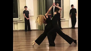 Roman Yunkind - Sofia Glotova Waltz in practice