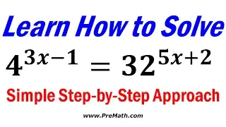 How to Solve Exponential Equations with Different Bases: Simple Step-by-Step Approach