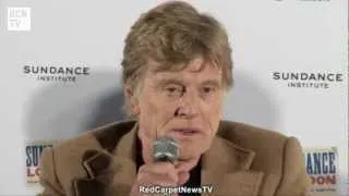 Robert Redford Interview - Hits Back at David Cameron - Sundance London 2012