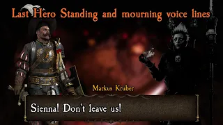 Vermintide 2 - mourning and last hero standing dialogue