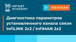 Вебинар: Диагностика параметров установленного канала связи InfiLINK 2x2 / InfiMAN 2x2