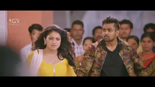 Haripriya Gives Shock To Dhruva Sarja | Bharjari Kannada Movie Scene