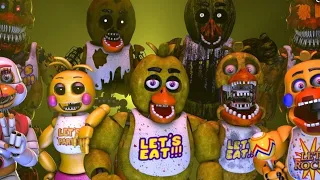 Голоса куриц из Five Nights at Freddy's #animatronics #fnaf #chica