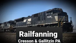 Railfanning Cresson and Gallitzin PA