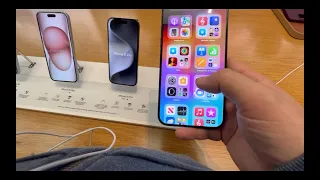 Покупка iPhone 15 в США в Apple Store в Филадельфии