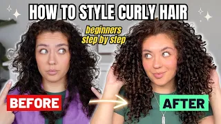Step-by-Step Curly Hair Styling Routine | A Beginners Guide