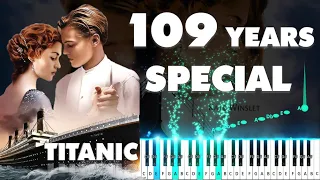 ♫ My Heart Will Go On (TITANIC) || 🎹 Piano Tutorial + Sheet Music (with English Notes) + MIDI