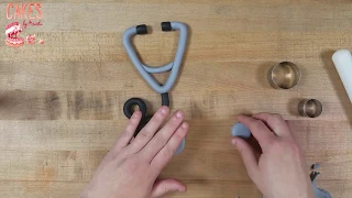 Stethoscope Cake Topper (Quick+Easy Time Lapse)