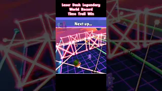 laser Dash Legendary new map wr time win vs bots #stumbleguys #legendarlaserdash #sgtimetrails