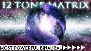 Most Powerful Binaural Beats (12 TONE MATRIX) With Seriously Intense Multiverse LUCID DREAMING Music