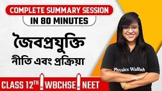 BIOTECHNOLOGY PRINCIPLES AND PROCESSES | Summary বাংলায় | Zoology | Class 12/NEET/WBCHSE