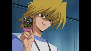 Joey reveals that he used Graverobber against Shadow Marik to Yami