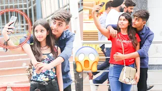 Romantic Selfie Prank on cute 🥰 Girl II  Ankush prank