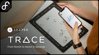 Turn Sketches Into SVG's Easily With The Shaper Trace - First Look